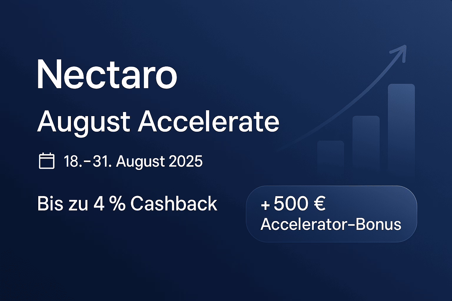 Nectaro 1000€ P2P Cashback-Aktion im Überblick August 2025