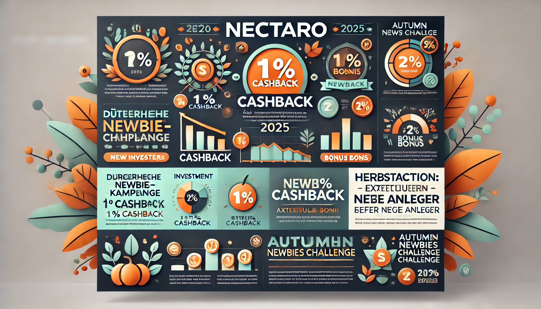 Nectaro 300€ Bonus +1% Cashback-Aktion für Neukunden 2025
