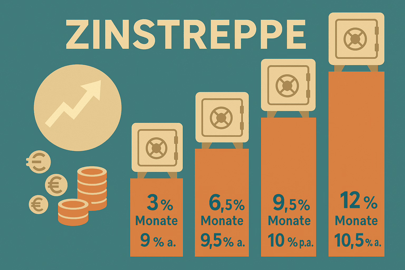 Zinstreppe P2P-Kredite