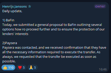 Ventus Energy Bafin News 6