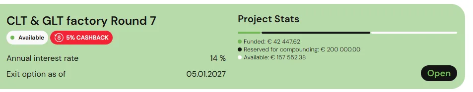 Asterra Estate Factory Rewards Cashback