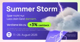 Nectaro Summer Storm 2026 – bis zu 3 Prozent Cashback