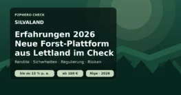 SILVALAND Erfahrungen 2026 – neue Forst-Investmentplattform aus Lettland im Check