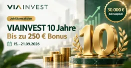 viainvest 10 jahre bonus