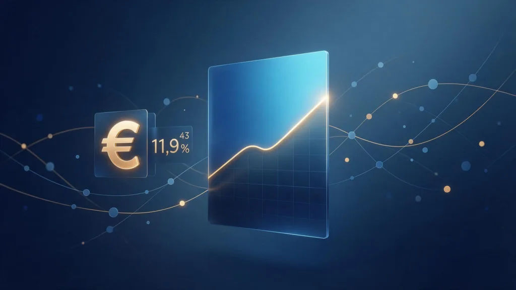 Illustration zu Income Marketplace: 11,9 Mio. Euro im September 2026 finanziert – 43 % Wachstum und neue Kreditgeber-P…